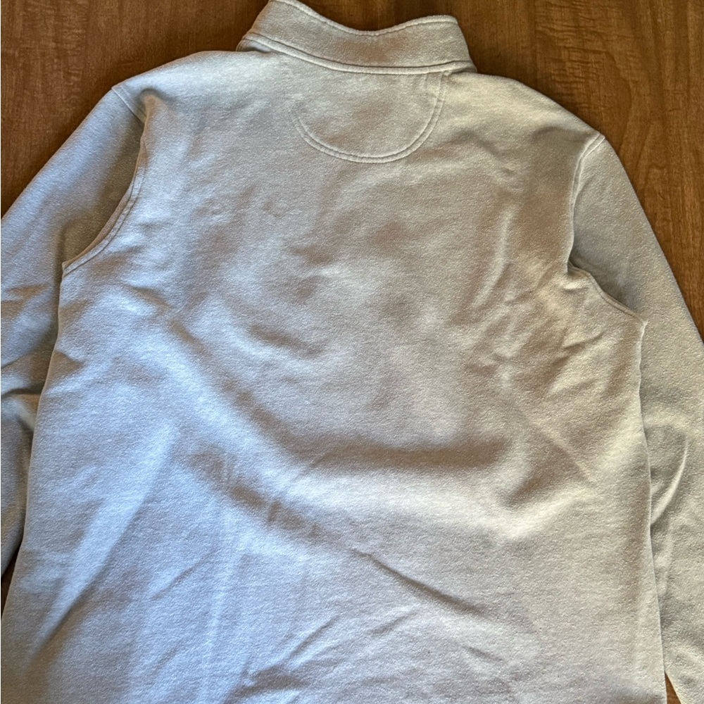 G.H. Bass & Co. Sweater Men’s Size Large 1/4 Zip Gray Pullover - Picture 7 of 9